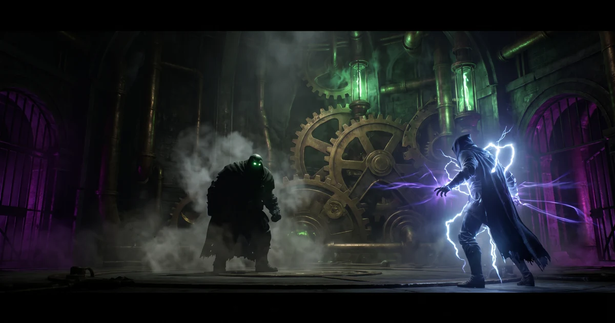 Deadlock Ranked Beta Season 1 cinematic — industrial street and a hero mid-fight.