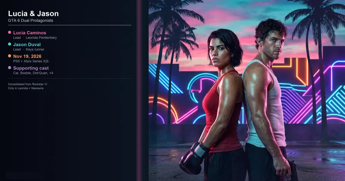 GTA 6 Lucia & Jason Guide: Who They Are and How the Dual Story Works