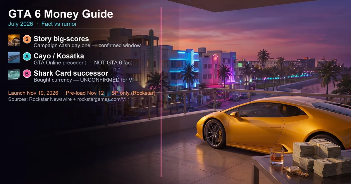 GTA 6 Money Guide: What Is Confirmed, What to Expect, How to Prep