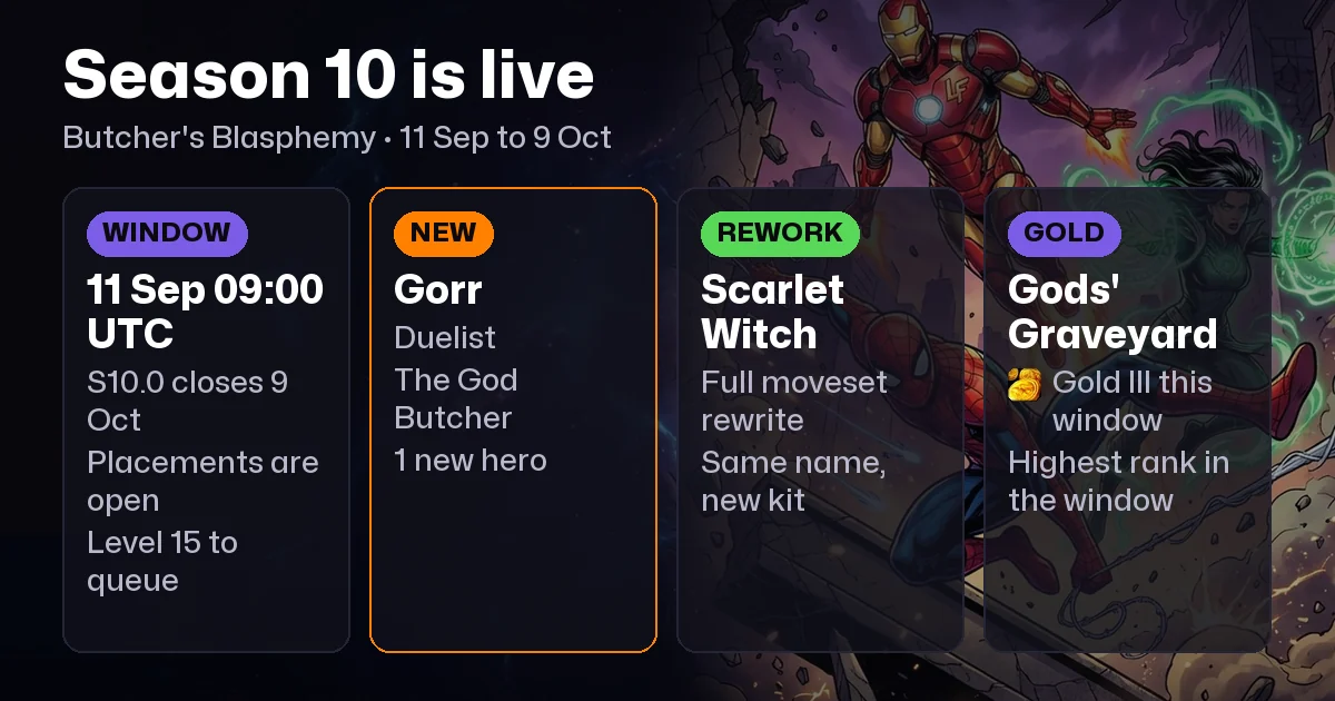 Marvel Rivals Season 10: Butcher's Blasphemy Is Live