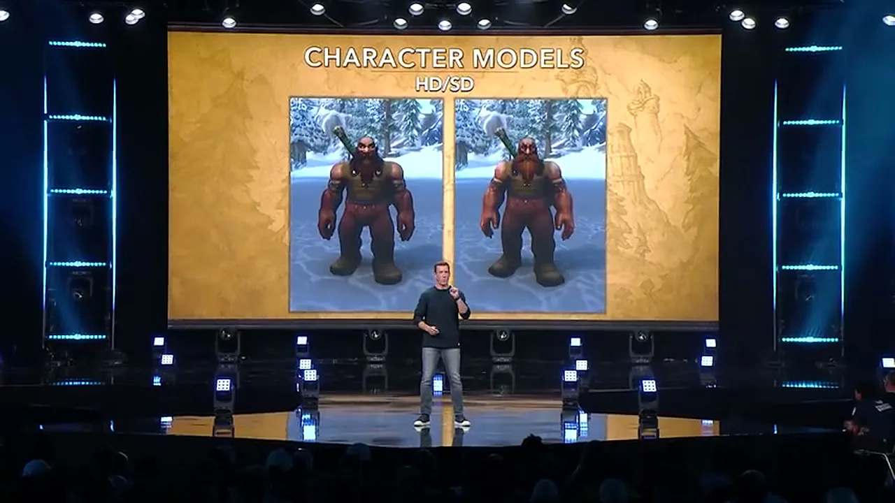 HD or SD: the character model toggle