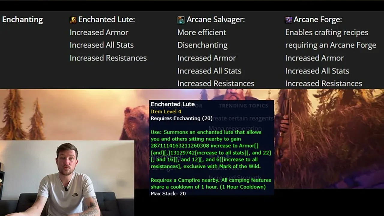 Enchanting in the full profession guide