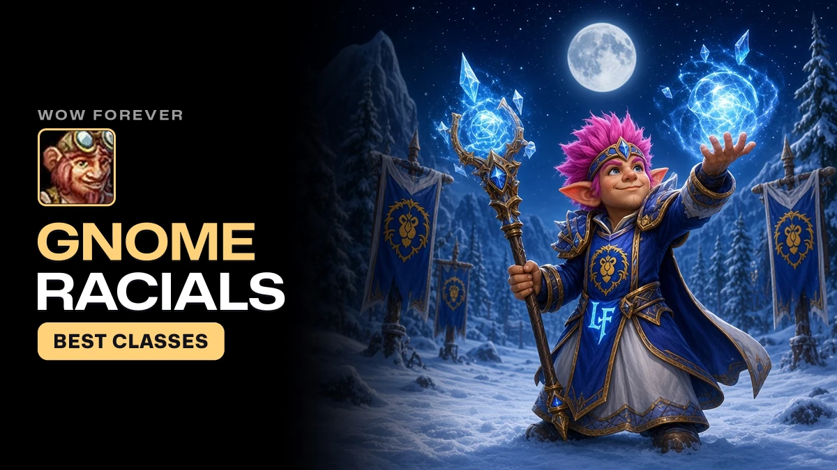 WoW Forever Gnome Racials: Abilities and Best Classes