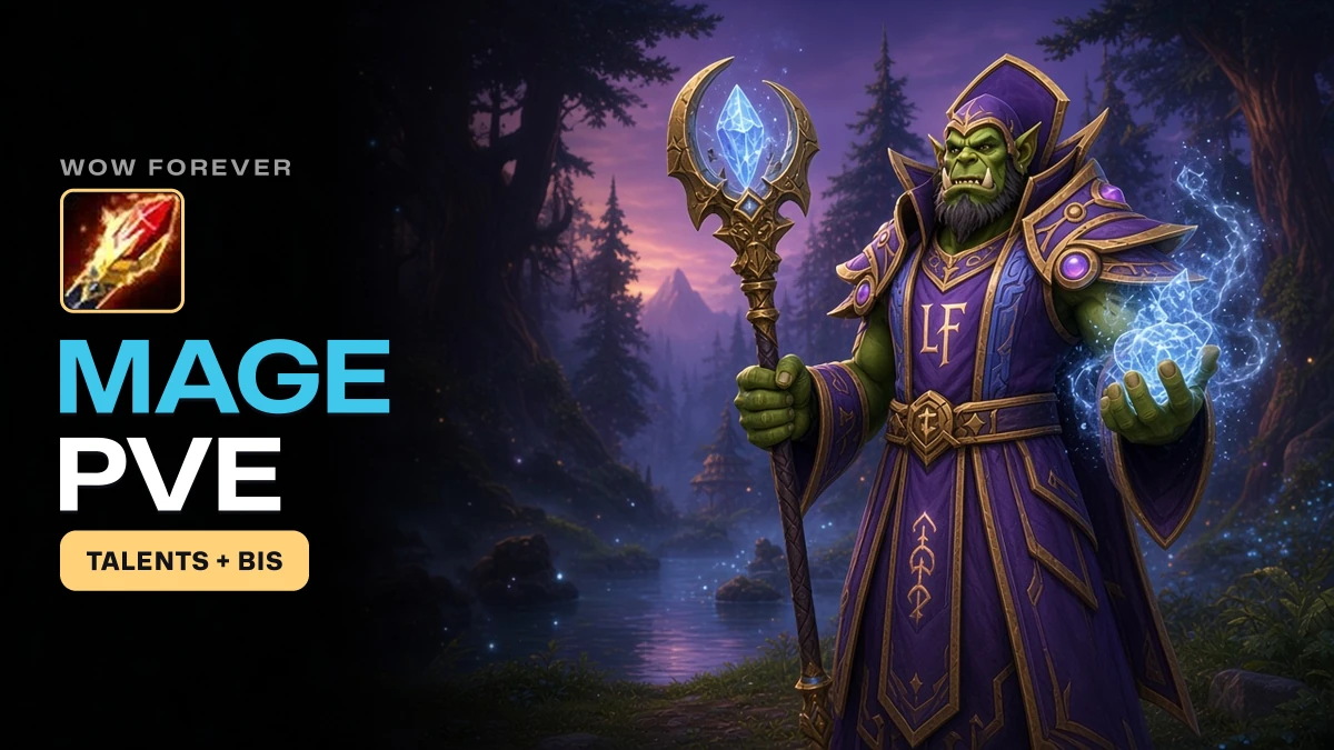 WoW Forever Mage PvE Guide: BiS, Talents, Fire and Frost Build