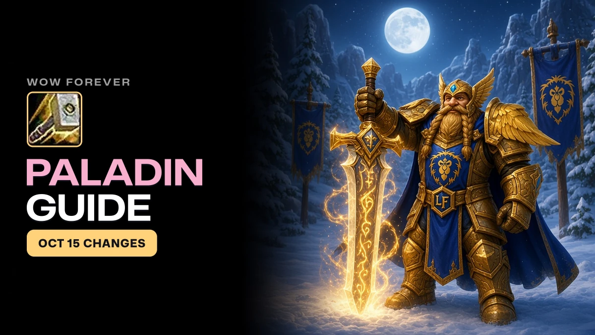 WoW Forever Paladin Guide: Holy Strike, Seal of Fury Taunt, Holy, Prot and Ret Talents
