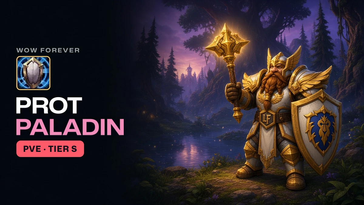 WoW Forever Protection Paladin Tank Guide: Build, Seal of Fury, Talents, BiS