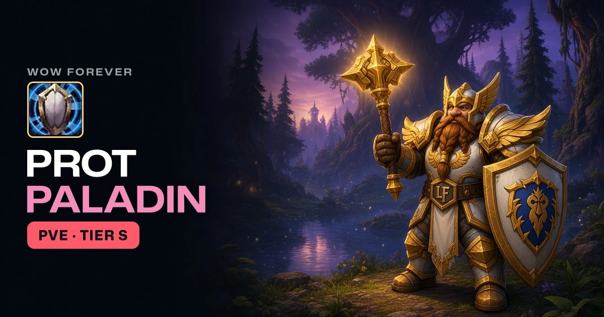 WoW Forever Protection Paladin Tank Guide: Build, Seal of Fury, Talents, BiS