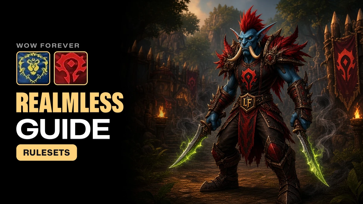 WoW Forever Realmless Guide: Rulesets, Grouping Walls, Names and Hardcore