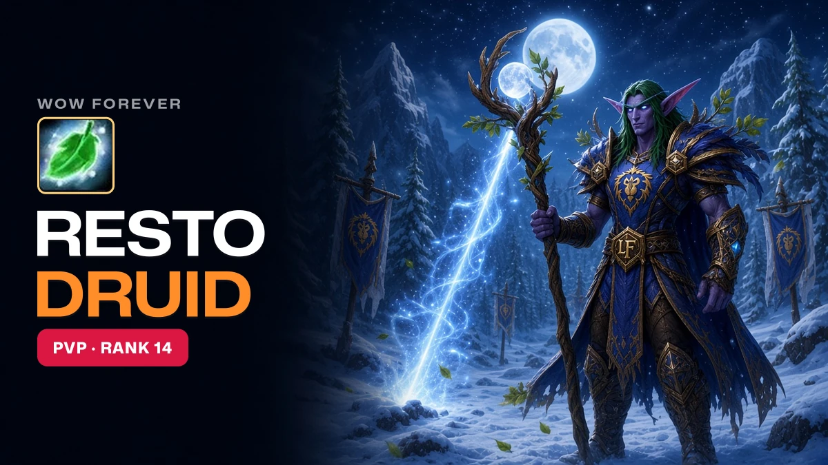 WoW Forever Resto Druid PvP Guide: Build, Talents, BiS, Best Race