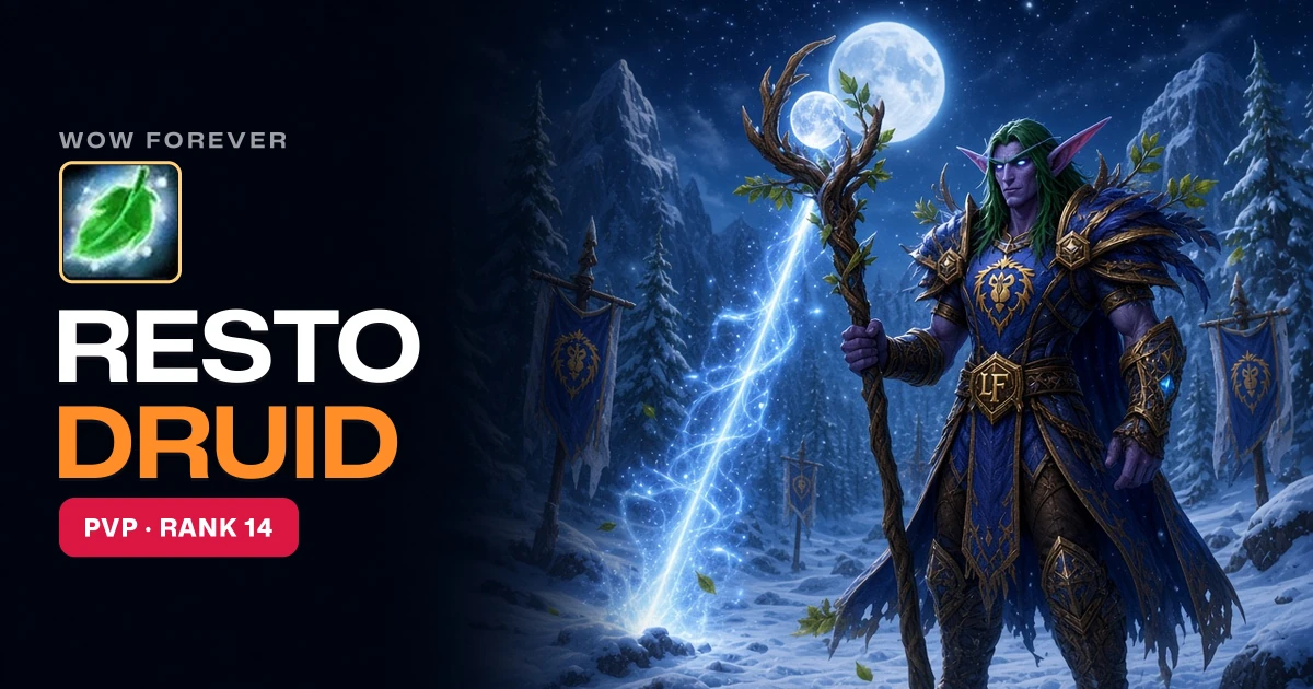 WoW Forever Resto Druid PvP Guide: Build, Talents, BiS, Best Race