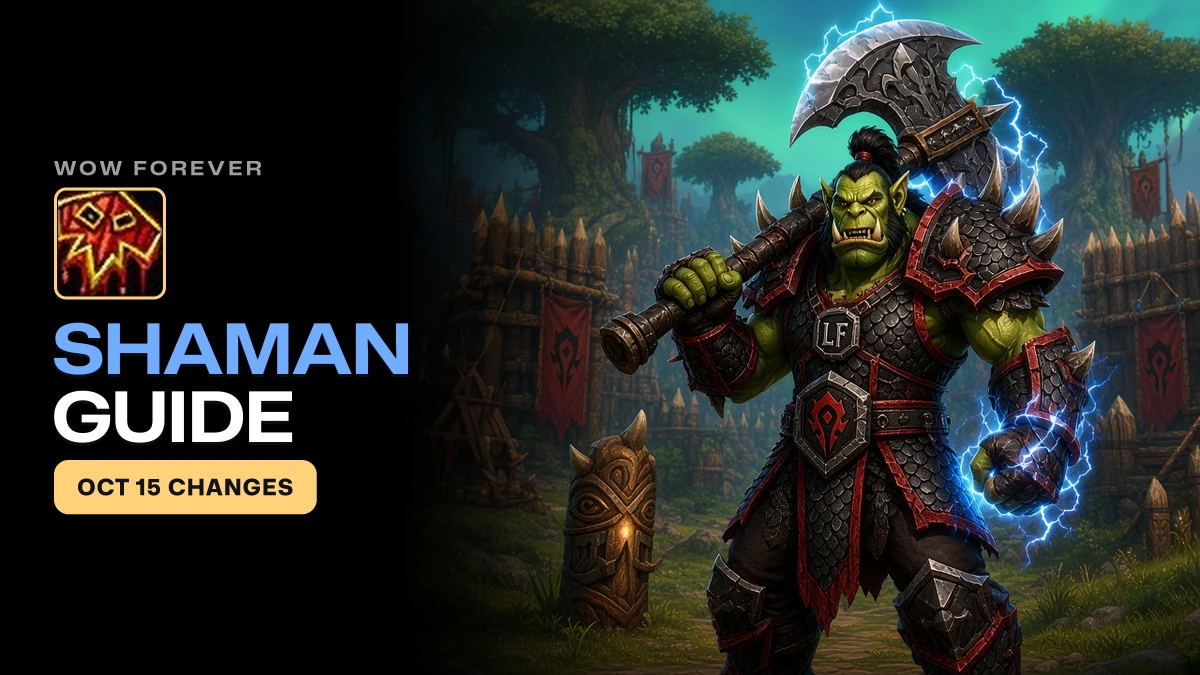 WoW Forever Shaman Guide: Races, Specs, Racials and Leveling to 60
