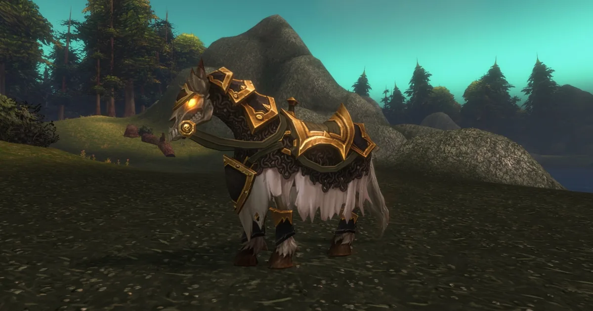 Forsaken Paladin charger — horse variant