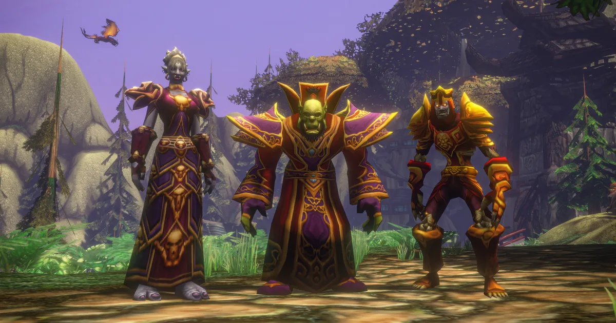 New Horde race/class combinations shown at BlizzCon 2026 — Undead, Orc and Troll characters