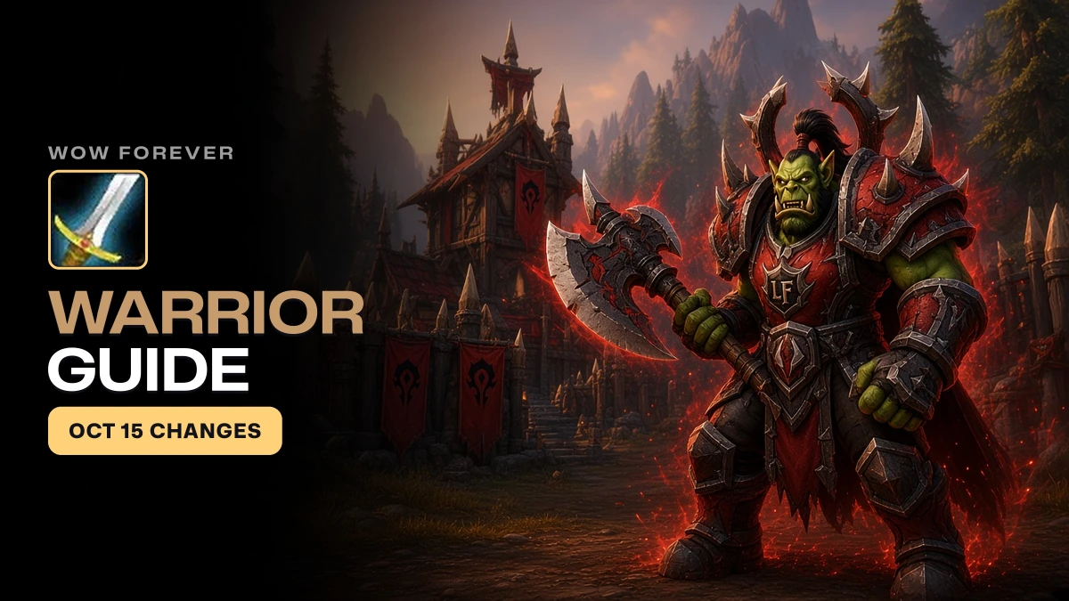 WoW Forever Warrior Guide: Changes, Leveling and Best Race