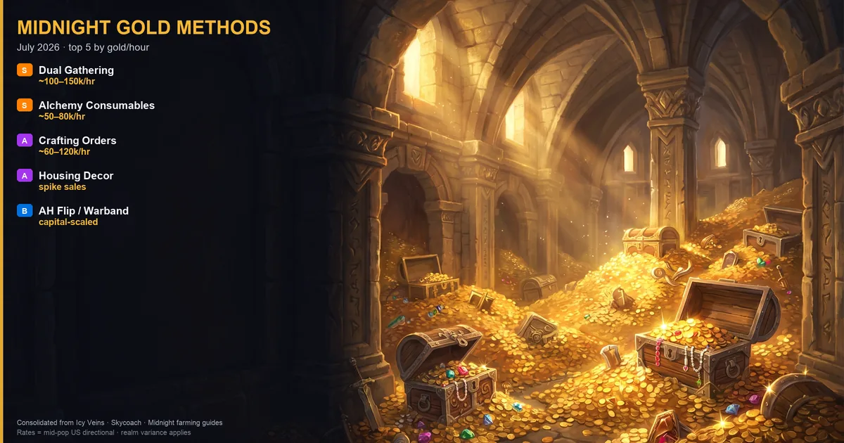 WoW Gold Guide 2026: Best Ways to Make Gold in Midnight