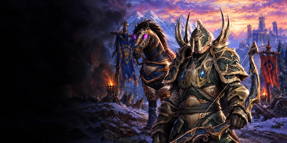 Hunter in Rank 14 gear, WoW Forever