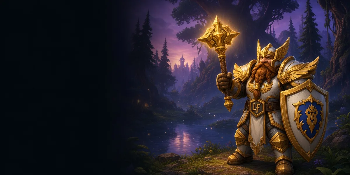 Dwarf Paladin in WoW Forever