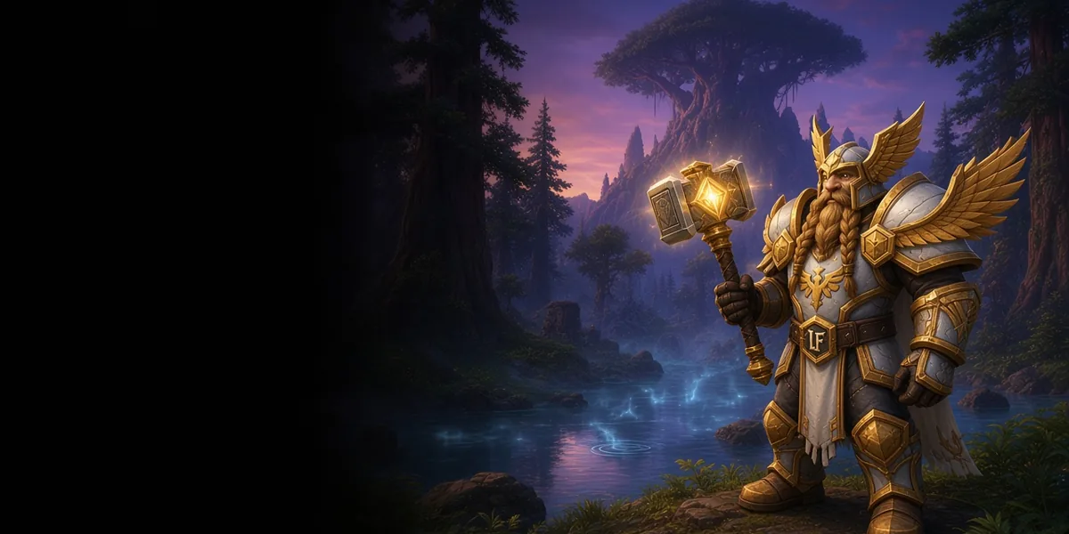 Dwarf Paladin in WoW Forever