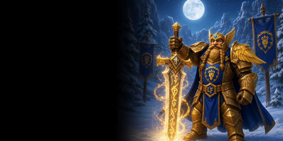 Dwarf Paladin in WoW Forever
