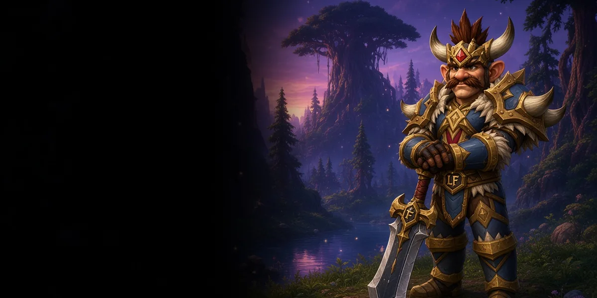 Gnome Warrior in WoW Forever