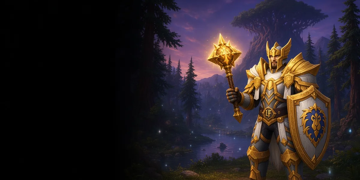 Human Paladin in WoW Forever