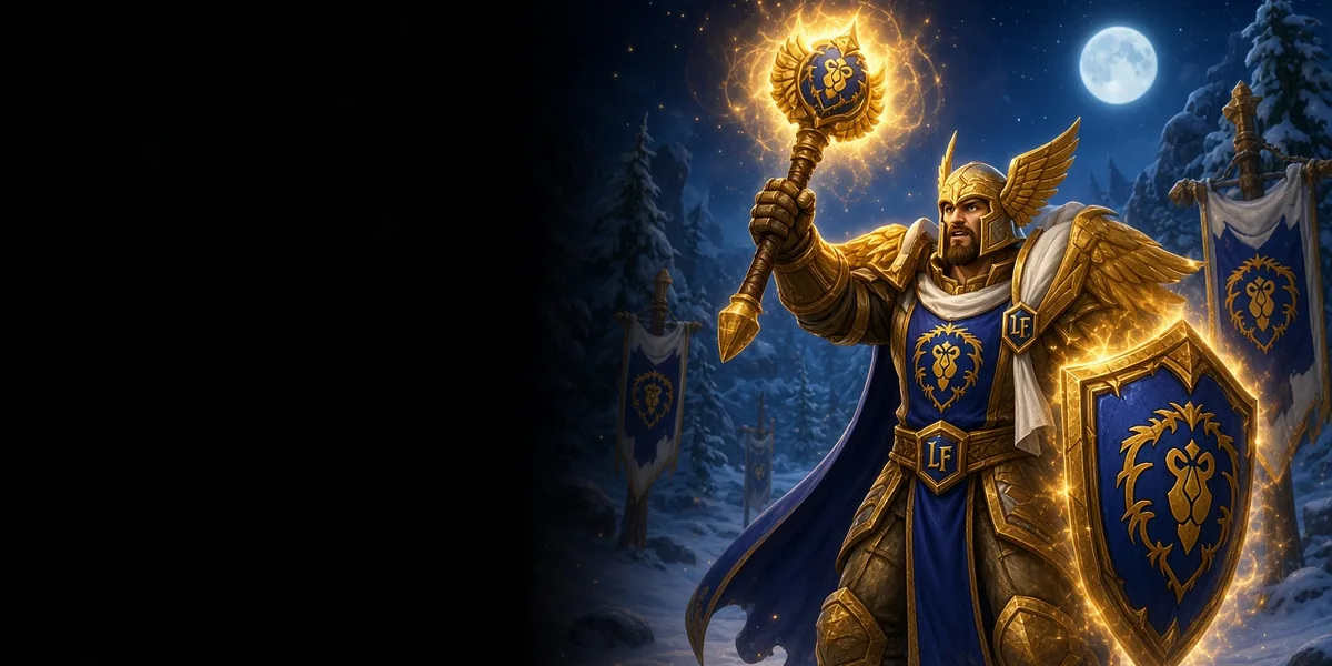 Human Paladin in WoW Forever