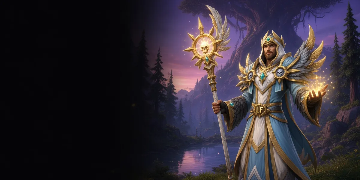 Human Priest in WoW Forever