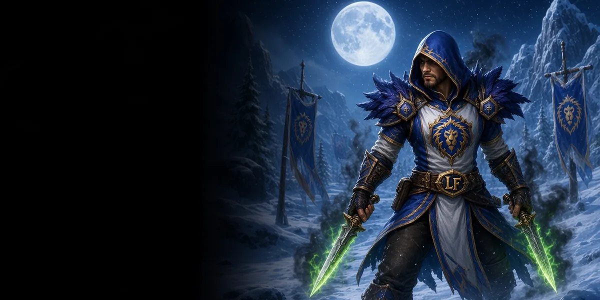 Human Rogue in WoW Forever