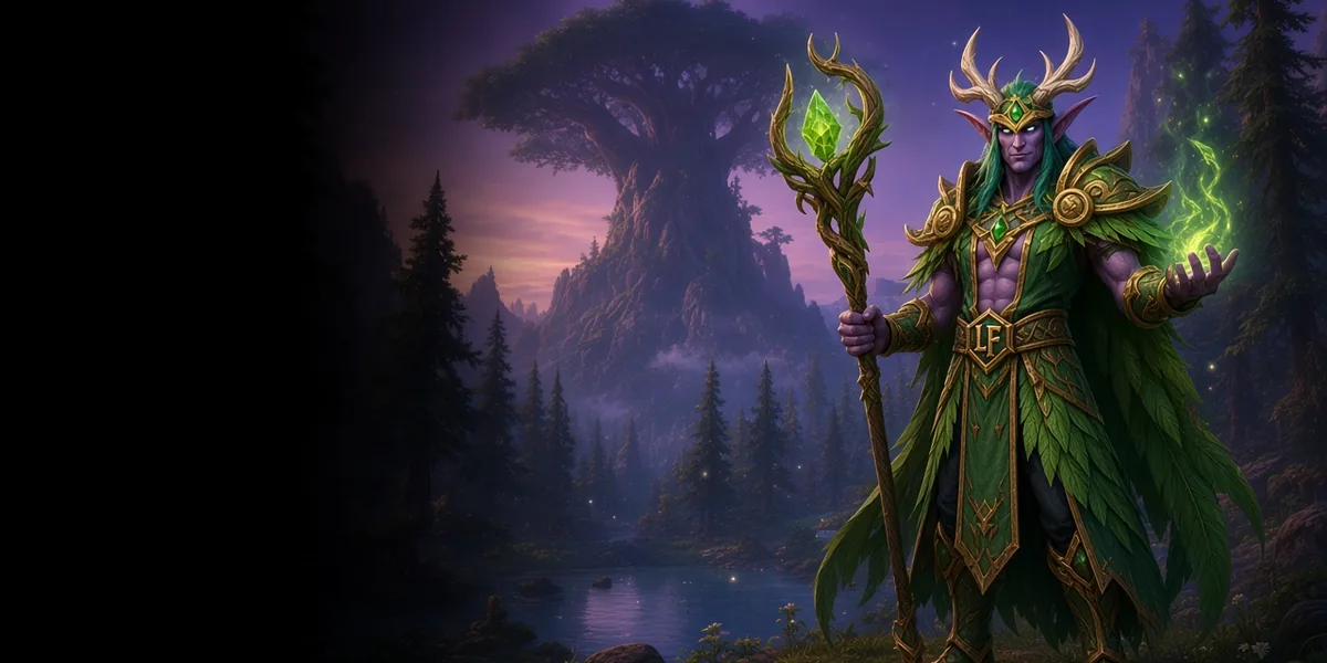 Night Elf Druid in WoW Forever