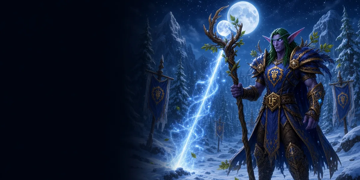 Night Elf Druid in WoW Forever