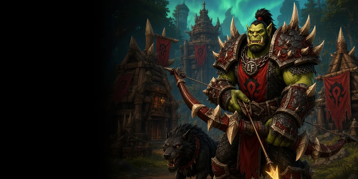 Orc Hunter in WoW Forever