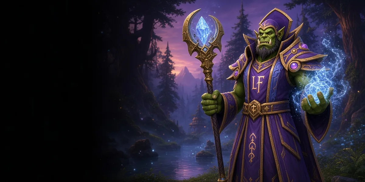 Orc Mage in WoW Forever