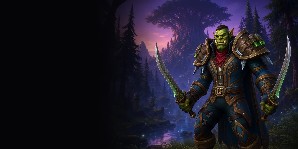 Orc Rogue in WoW Forever