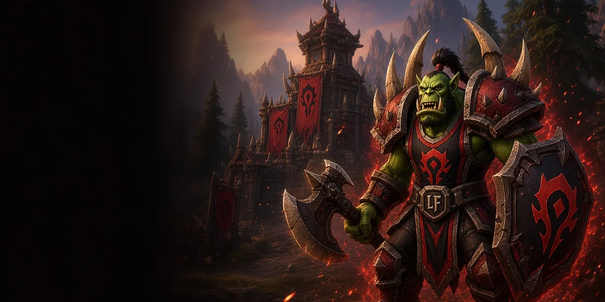 Orc Warrior in WoW Forever