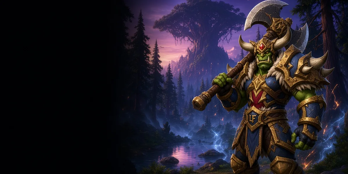 Orc Warrior in WoW Forever