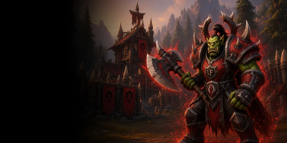 Orc Warrior in WoW Forever