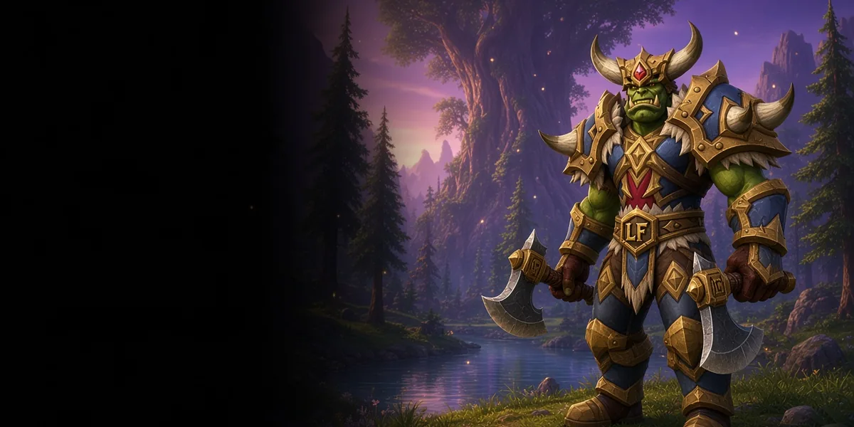 Orc Warrior in WoW Forever