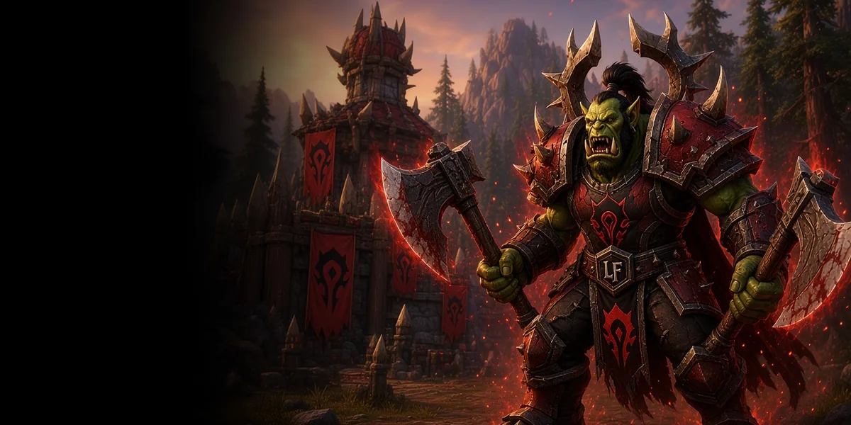 Orc Warrior in WoW Forever