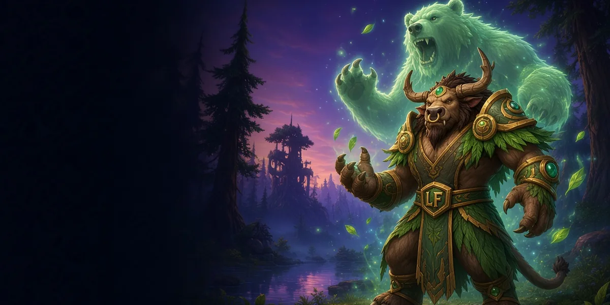 Tauren Druid in WoW Forever
