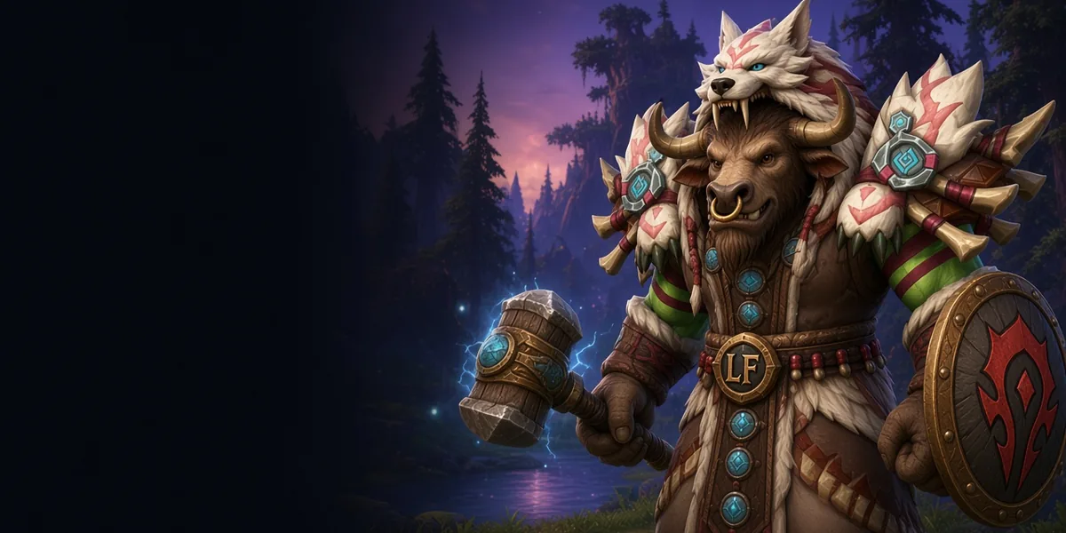 Tauren Shaman in WoW Forever