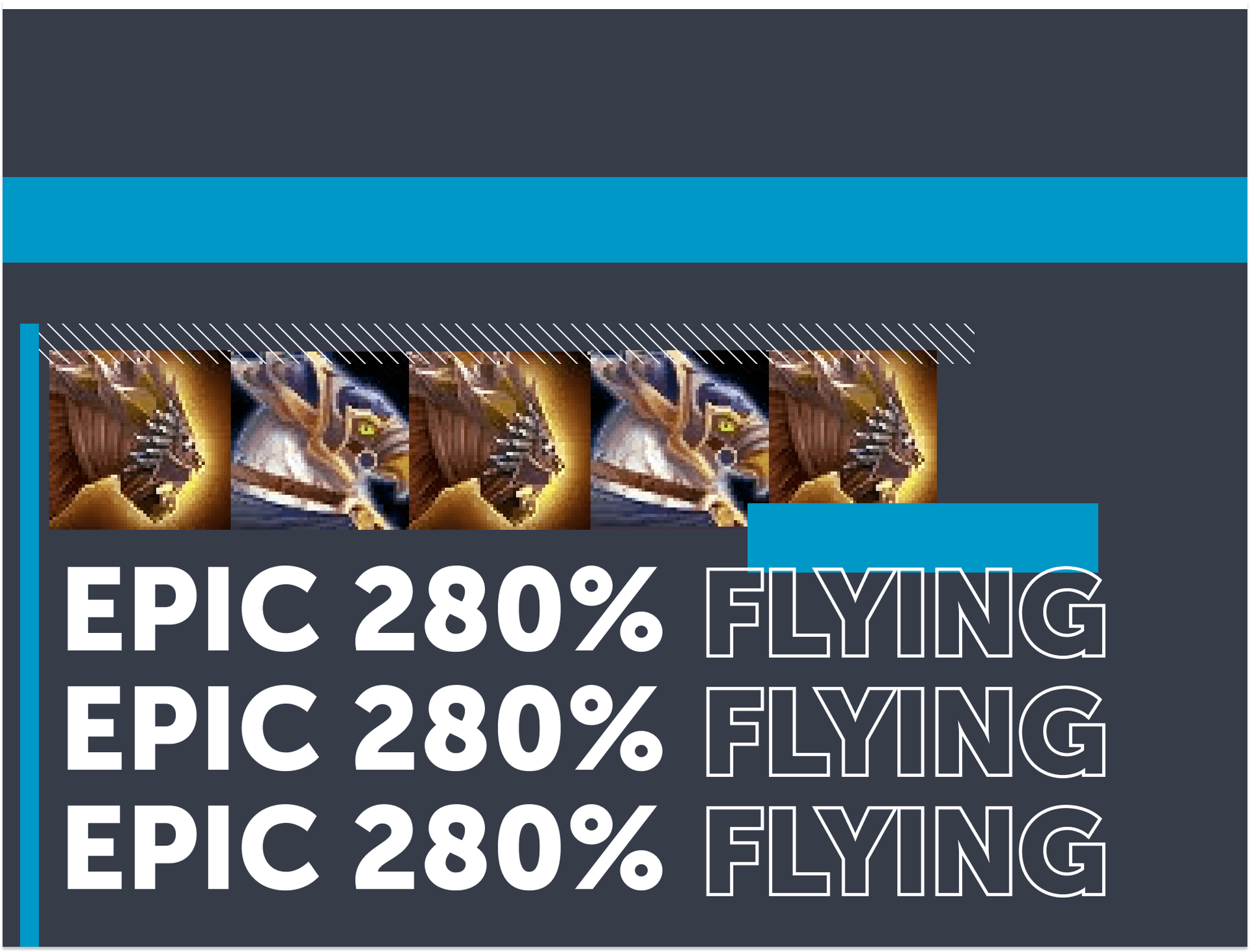 Epic 280% Flying Mount