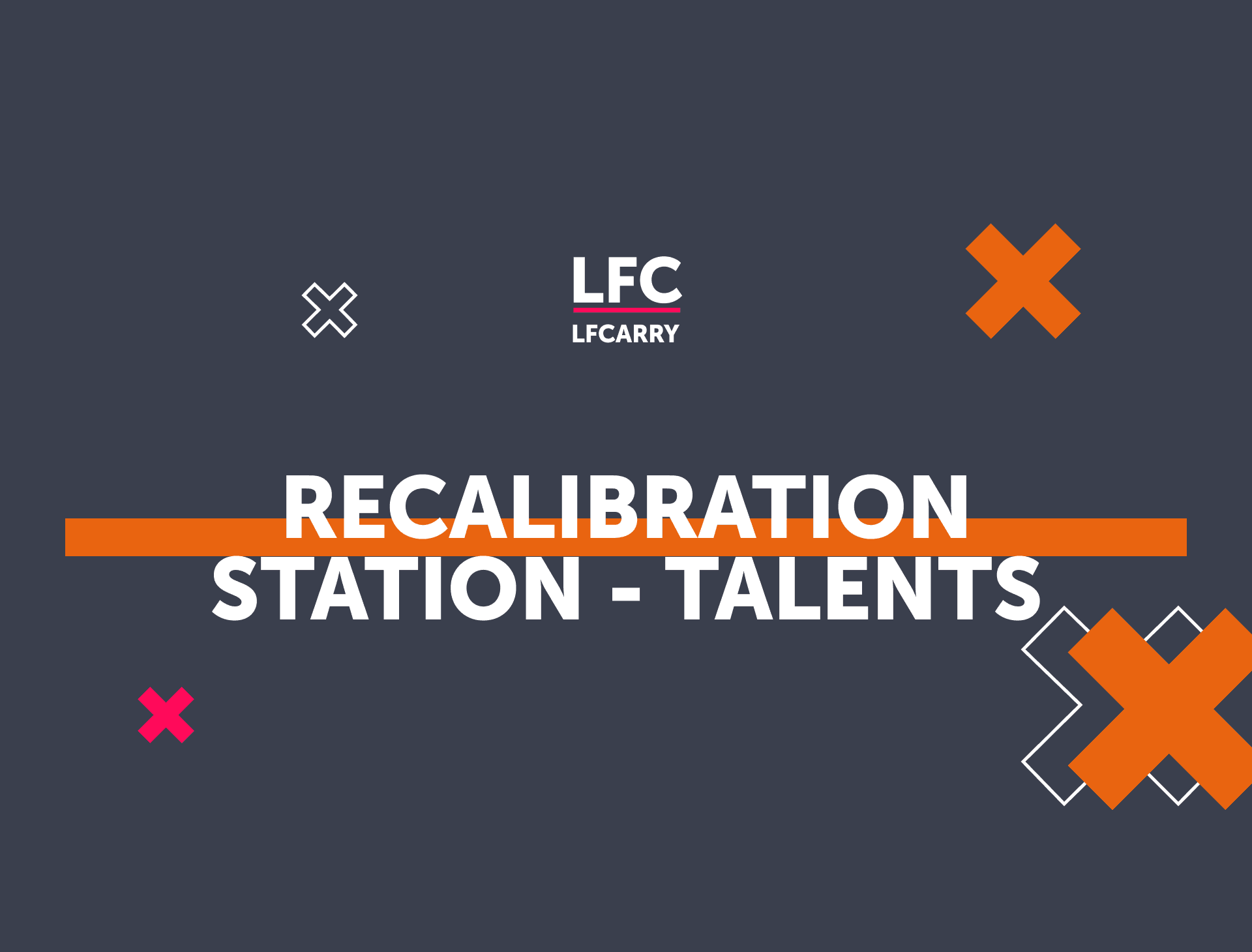 Recalibration Station - Talents