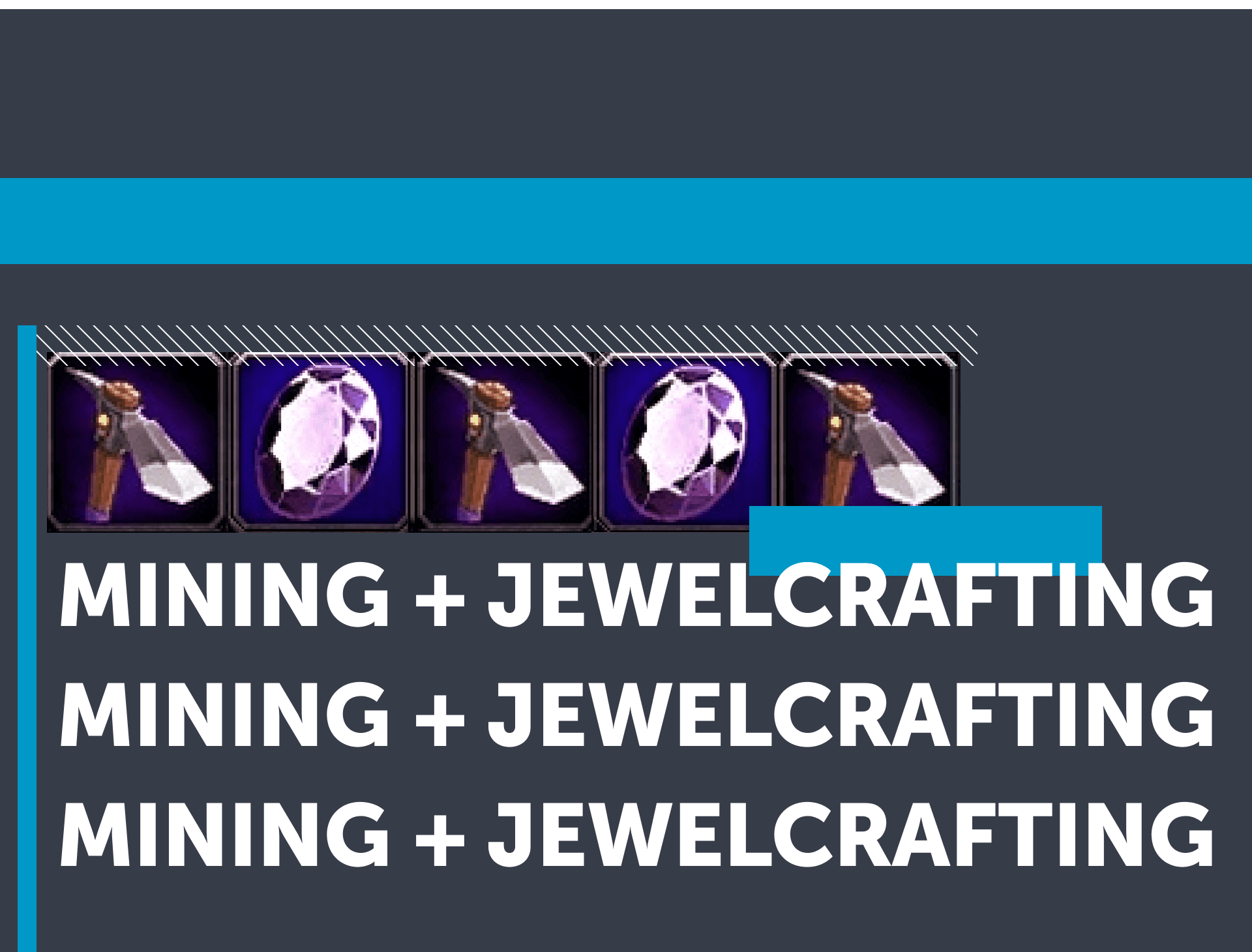 Jewelcrafting + Mining Professions 1-450 Bundle