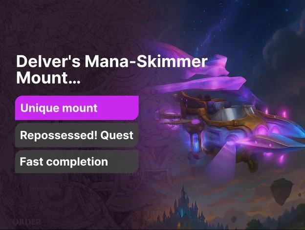 Delver's Mana-Skimmer Mount