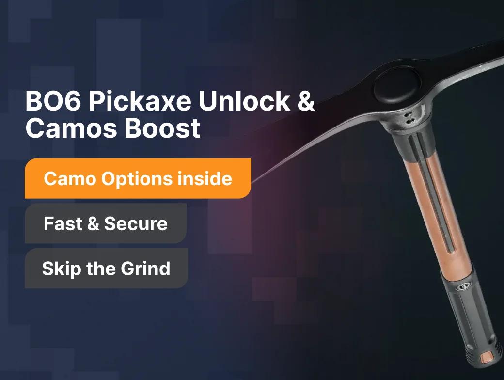 BO6 Pickaxe Unlock & Camos Boost