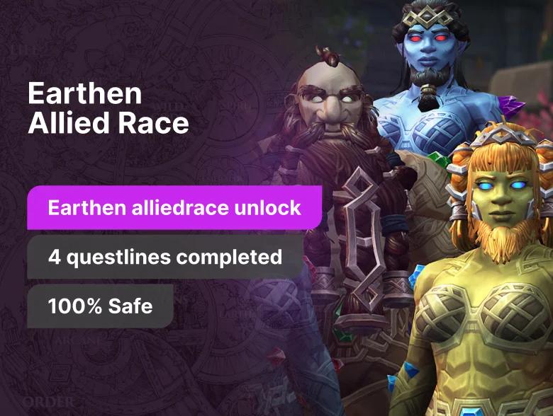 WoW Earthen Allied Race Boost