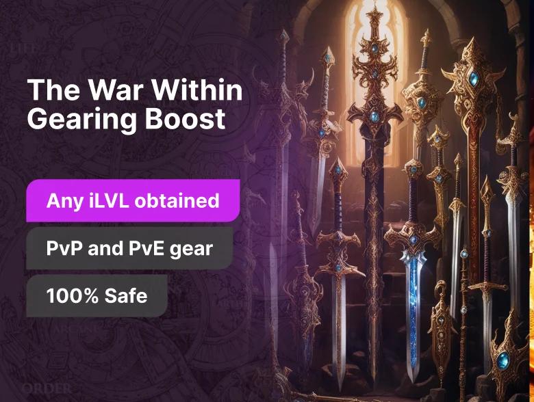 WoW The War Within Gearing Boost