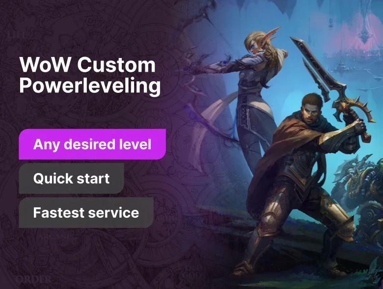 Custom Leveling 1-80 Boosting Service