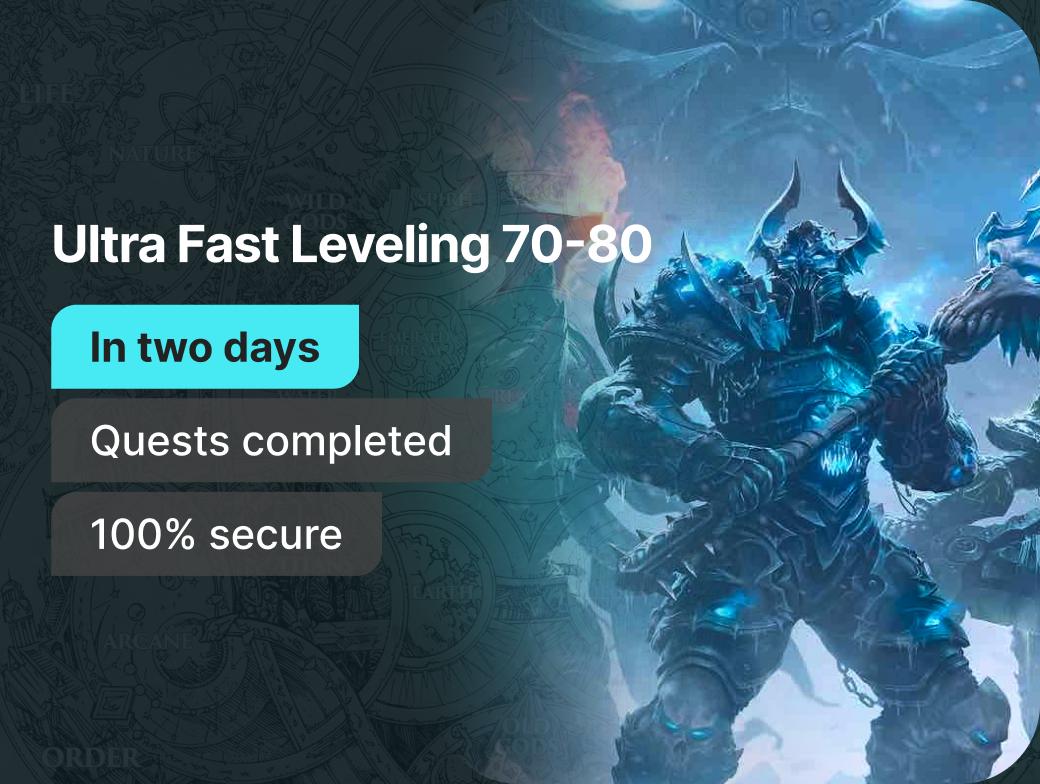 WotLK Ultra Fast Leveling 70-80 in 2 days