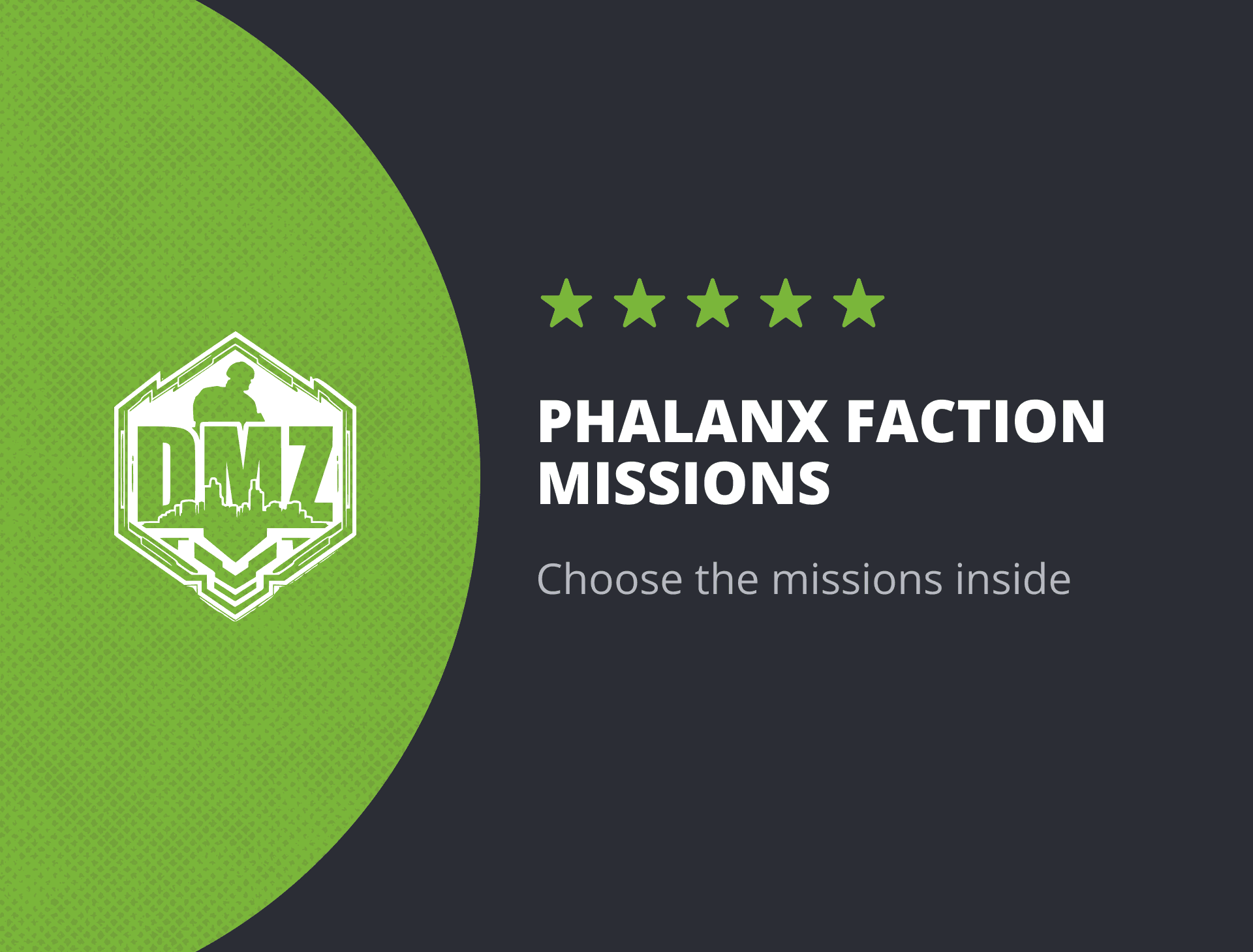 Warzone 2 Phalanx Missions - choose the missions inside